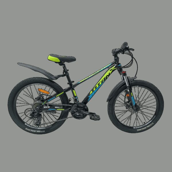 Велосипед Titan Arena 24" 12" Чорний-Зелений купити