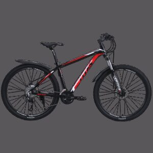 Велосипед Titan Germes 27.5"17" Чорний-Червоний купити
