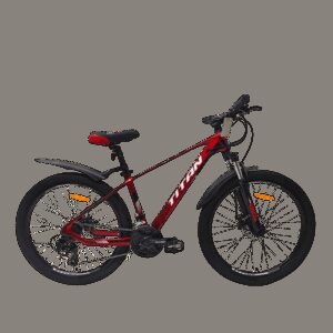 Велосипед Titan Shadow 2024 26" 15.5" Червоний-Чорний купити