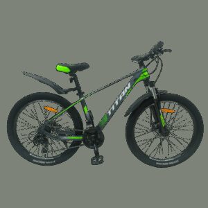 Велосипед Titan Shadow 2024 26" 15.5" Сірий-Зелений купити